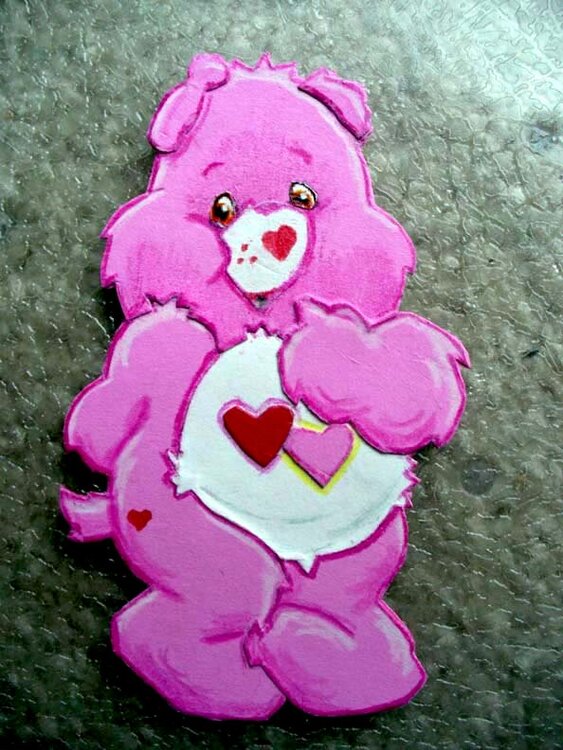 Love A Lot Bear Paper Piecing