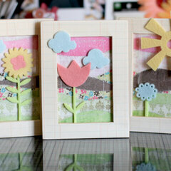 Frames and paper pieced pics