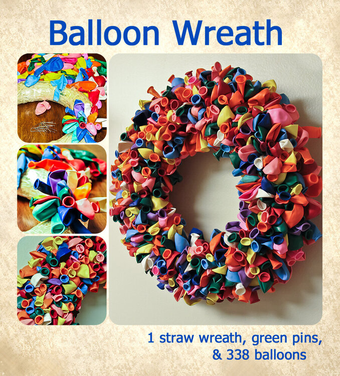 Balloon Wreath