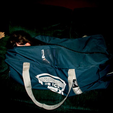 mini #3 L-Lori in the bag