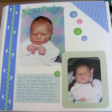 CJ Baby Book Page 4