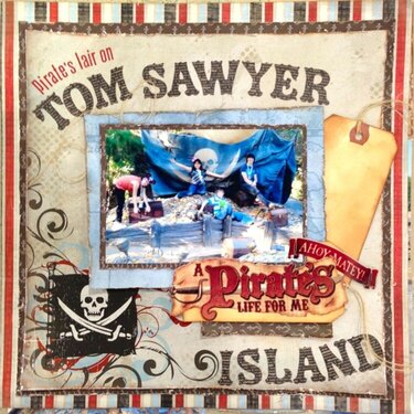 Disney layout - Pirates Lair on Tom Sawyer Island