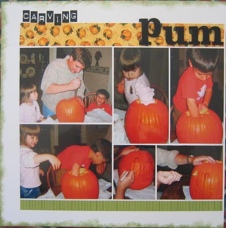 Carving Pumpkin (left)