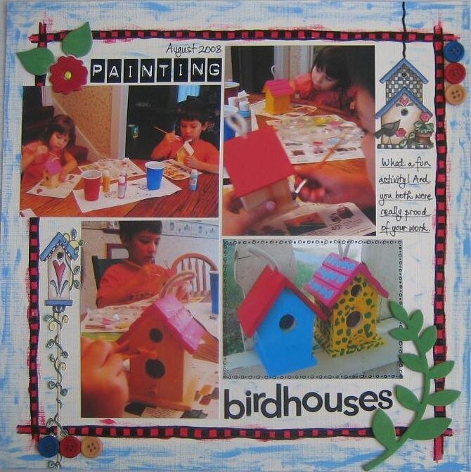 Painting Birdhouses