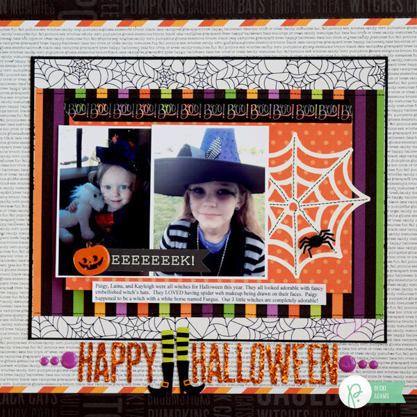 Happy Halloween by Becki Adams for Pebbles Inc
