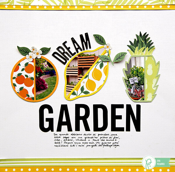 Dream Garden Layout by Eva Pizarro for Pebbles Inc