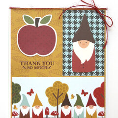 Thank You Card with Woodland Forest