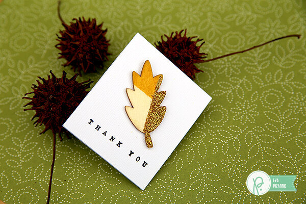 Foiled Leaf Card