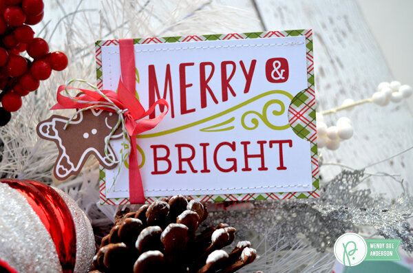 Gift Card Holder, Merry and Bright