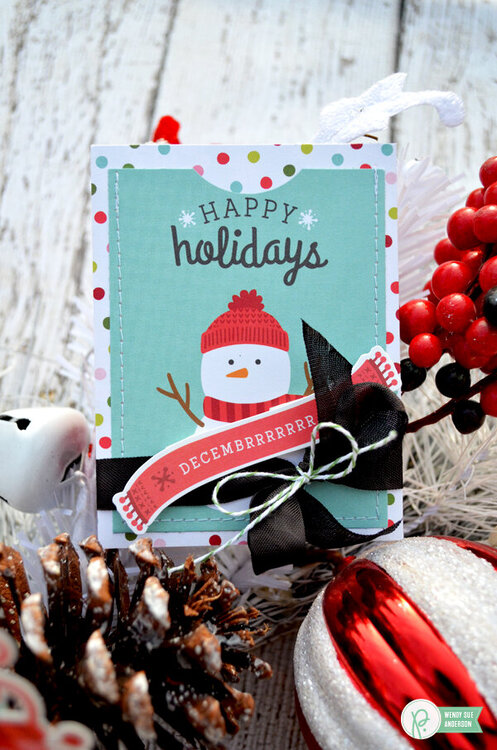 Gift Card Holder, Snowman