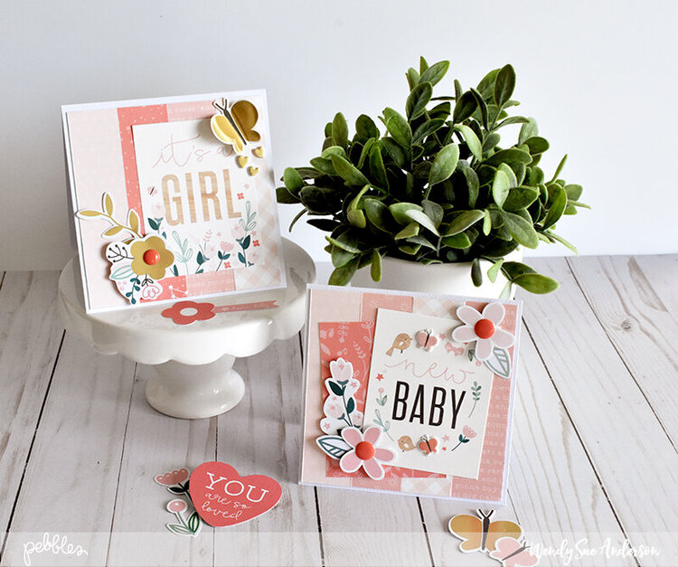 Quick and Easy Baby Girl Cards