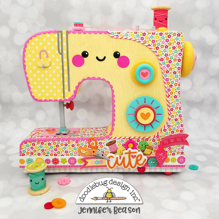 Doodlebug Design Cute and Crafty Sewing Machine
