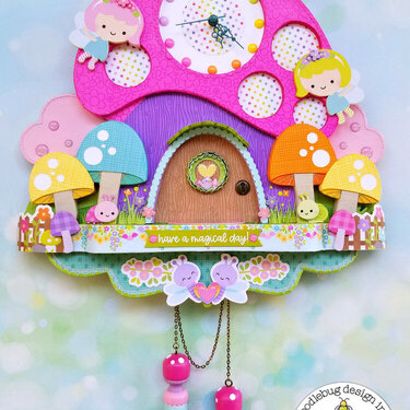 Doodlebug Design Fairy Garden Clock