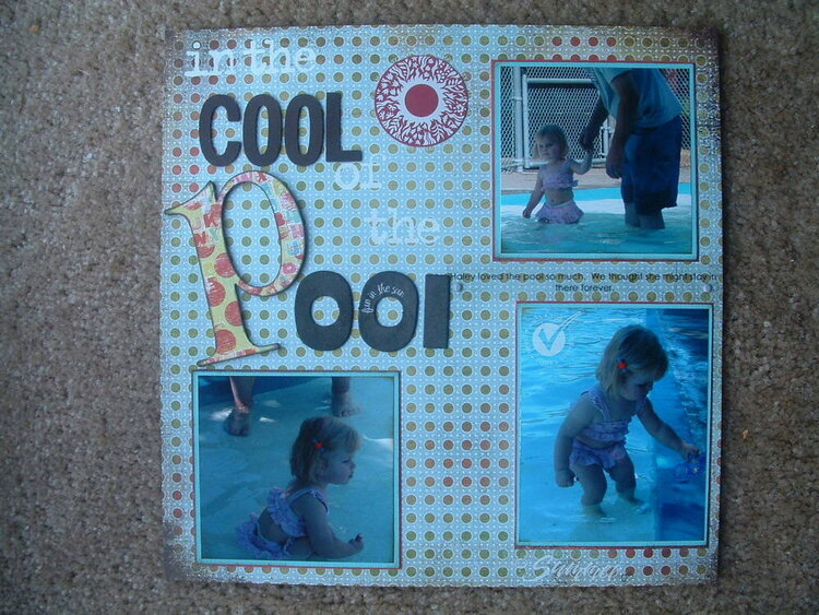 In the cool of the pool