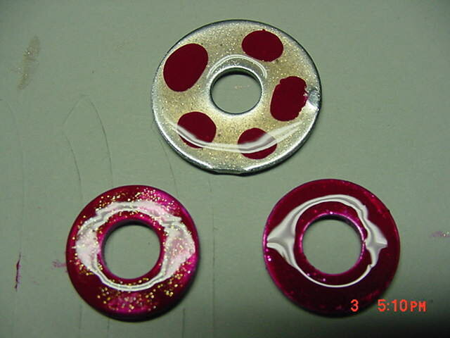 painted washers