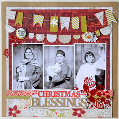 Christams Blessings by Jana Eubank featuring Aspen Frost from BasicGrey
