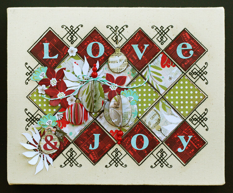 Love Joy Sampler featuring BasicGrey&#039;s new Aspen Frost Collection