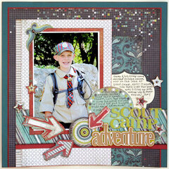 Scout Camp Adventure by Jana Eubank featuring the Oliver Collection from BasicGrey