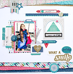What a Smile by BasicGrey DT Member Heather Leopard
