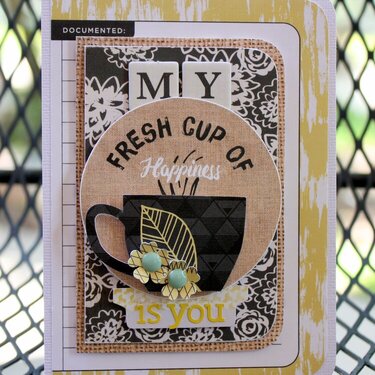 My Fresh Cup of Happiness by Shellye McDaniel featuring Barista from BasicGrey