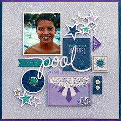 To The Pool by Lisa Dickinson featuring BasicGrey's Aurora Collection