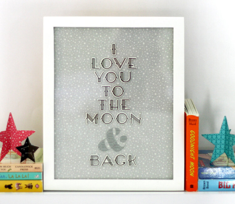 I Love You to the Moon &amp; Back by BasicGrey DT Member Kelly Rasmussen