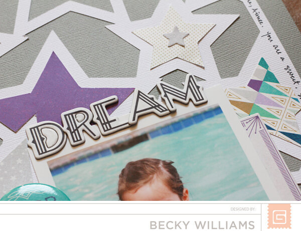 Dream by BasicGrey DT Member Becky Williams featuring Aurora from BasicGrey