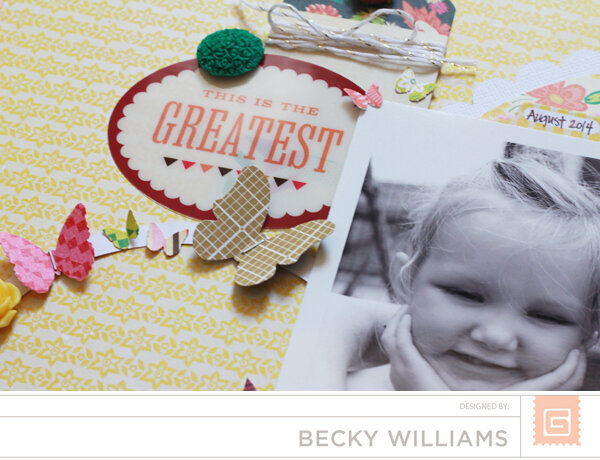 So Sweet Together by BasicGrey DT Member Becky Williams featuring the new Vivienne Collection