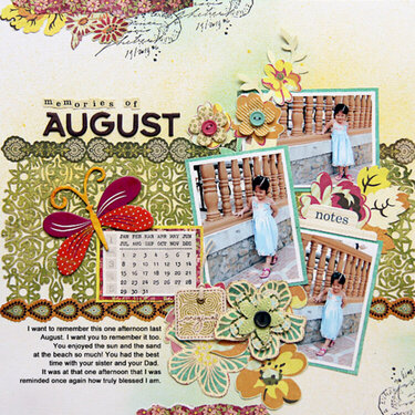 Memories of August by Iris Baboa Uy