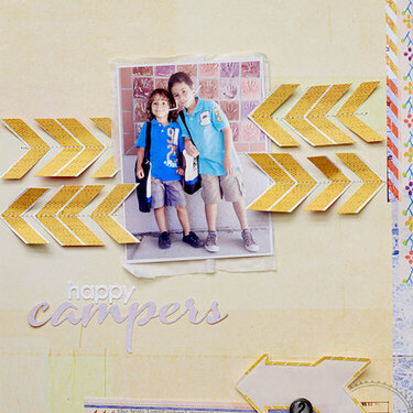 Happy Campers featuring the new Soleil Collection from BasicGrey