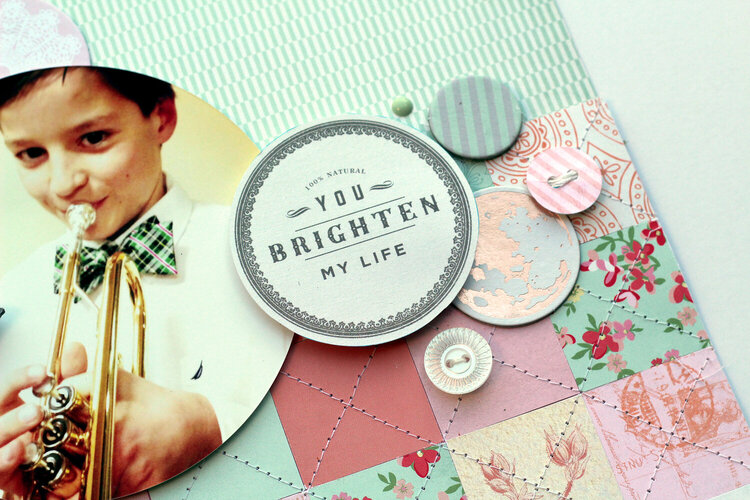 This Brightens my Life by Lisa Dickinson for BasicGrey featuring the Dear Heart Collection