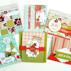 Holiday Cards with BasicGrey's Aspen Frost Collection
