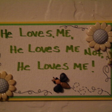 &amp;quot; He Loves Me, He Loves Me Not&amp;quot; tag