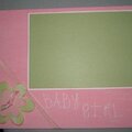 Baby girl canvas