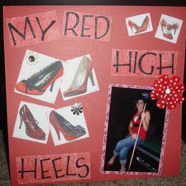 My Red high Heels