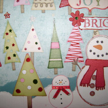 2008 Christmas Snowman  Mini Album