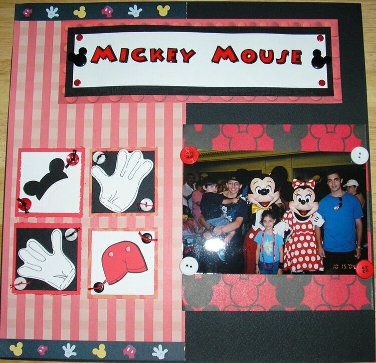 Mickey Mouse Layout Page 1