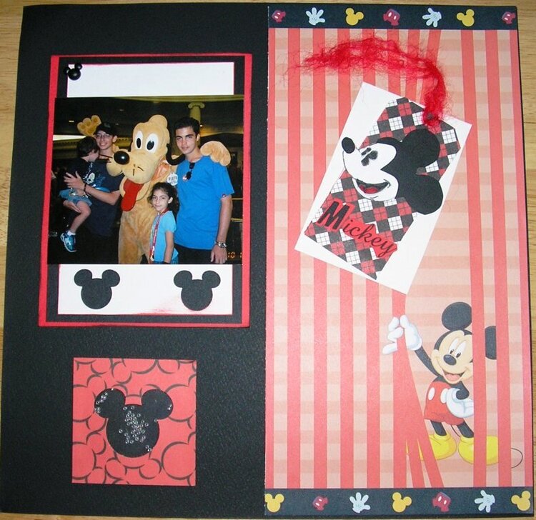 Mickey Mouse Layout Page 2
