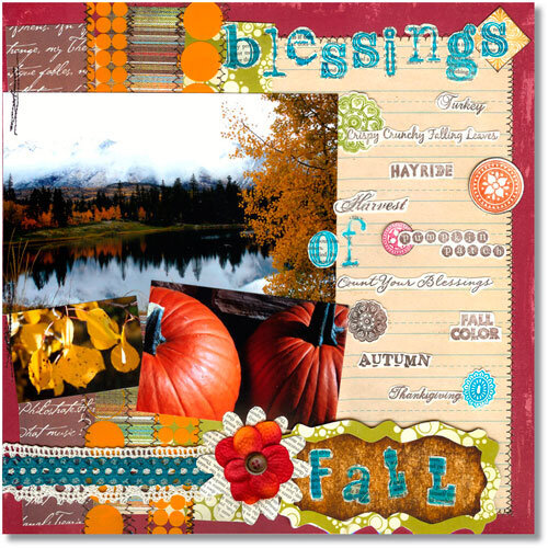 Blessings of Fall *Technique Tuesday Clear Stamps*