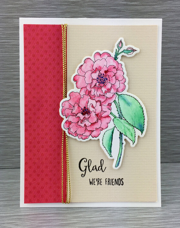 Glad We&#039;re Friends Card