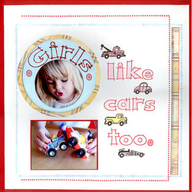 Girls Like Cars Too *technique Tuesday Clear Stamps