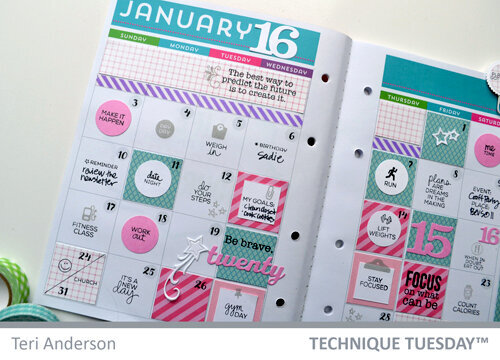 Planner Page - Technique Tuesday