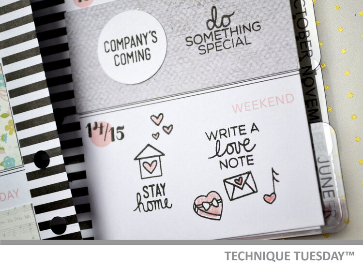 My Week Planner - Technique Tuesday
