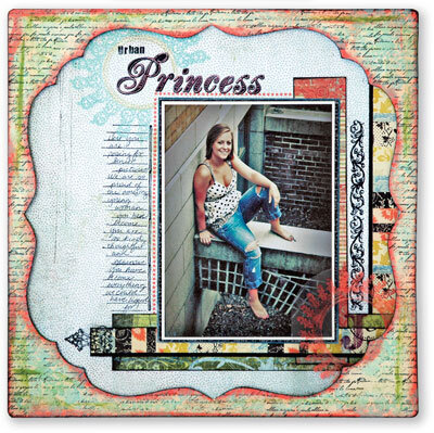 Urban Princess *Technique Tuesday Clear Stamps*