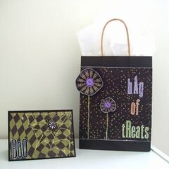 Halloween Gift Bag and Card *RUSTY PICKLE*