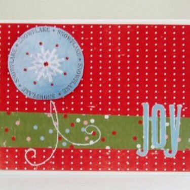 Joy Card *NEW* Rusty Pickle Christmas Line
