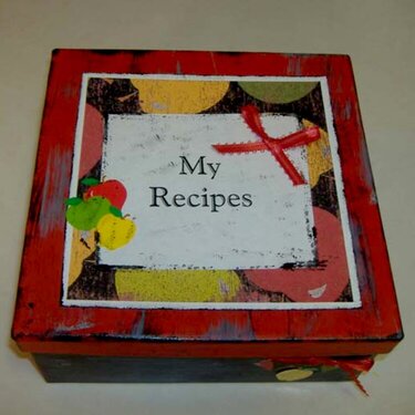 Apple Recipe Box