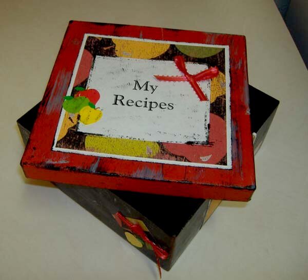 Apple Recipe Box
