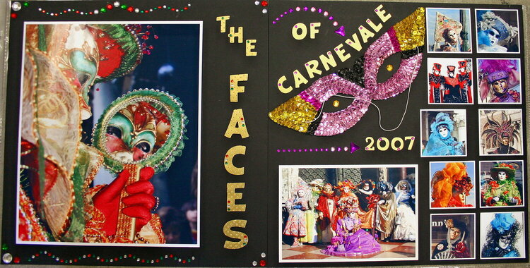 The faces of Carnevale