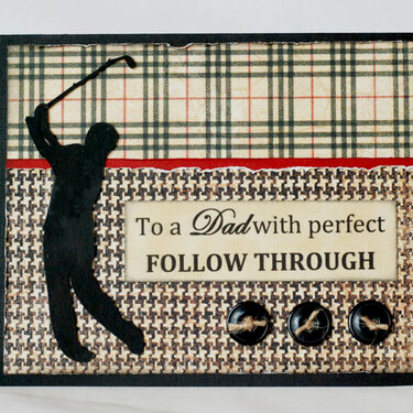 Father&#039;s Day Golf Card